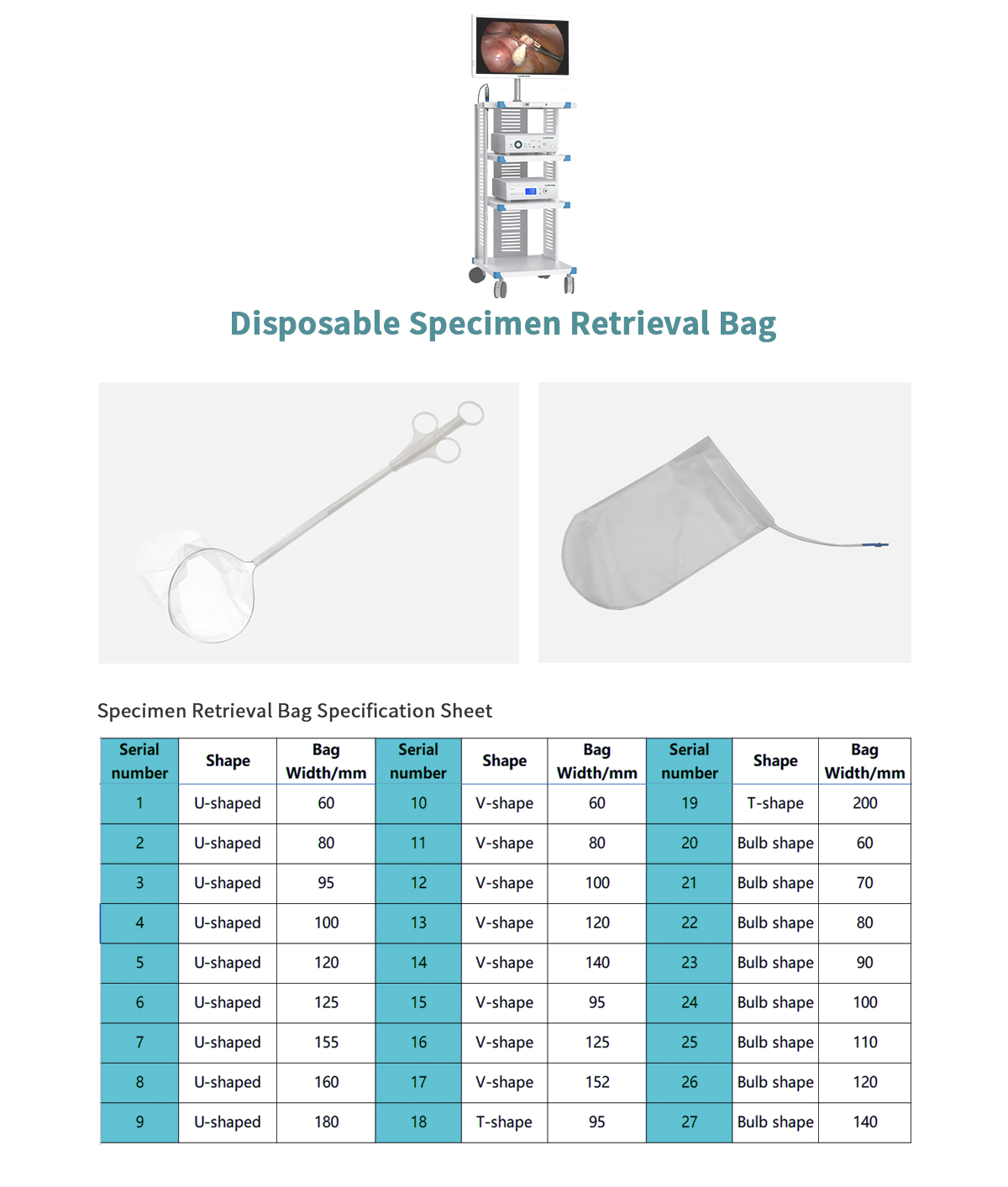 Dispoable Specimen Retrieval Bag 联赢医疗